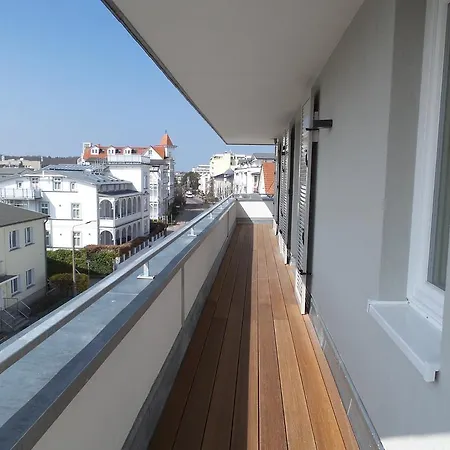 Strandnahe Fewo Mit Dachterrasse Und Meerblick, Strandhaus Seeblick, Binz * Binz