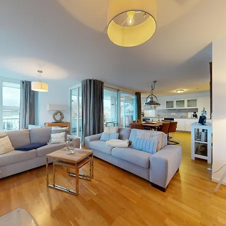 Strandnahe Fewo Mit Dachterrasse Und Meerblick, Strandhaus Seeblick, Binz * Binz