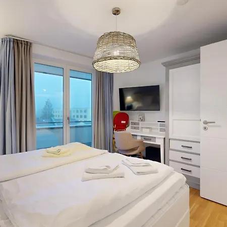 Strandnahe Fewo Mit Dachterrasse Und Meerblick, Strandhaus Seeblick, Binz * Binz