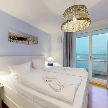 Strandnahe Fewo Mit Dachterrasse Und Meerblick, Strandhaus Seeblick, Binz * Binz