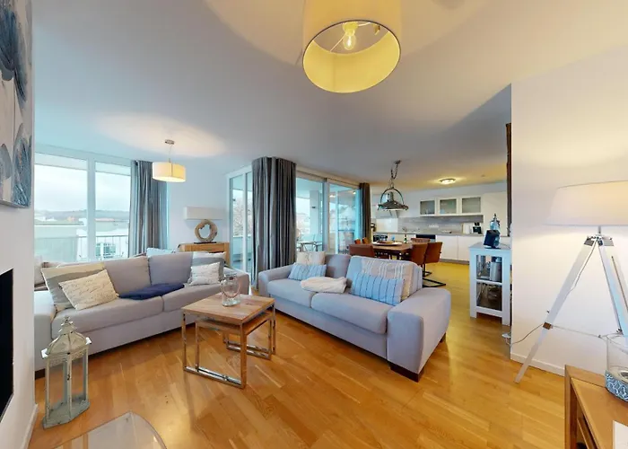 Strandnahe Mit Dachterrasse Und Meerblick, Strandhaus Seeblick, * Binz