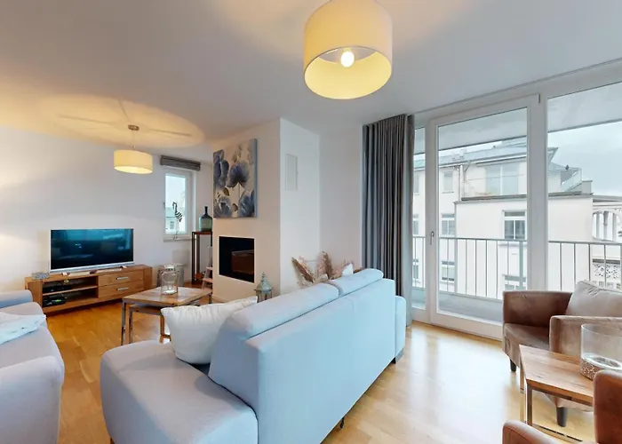 Strandnahe Mit Dachterrasse Und Meerblick, Strandhaus Seeblick, Apartment